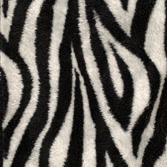 Zebra fuzzy PJ pants - Picture 2 of 3